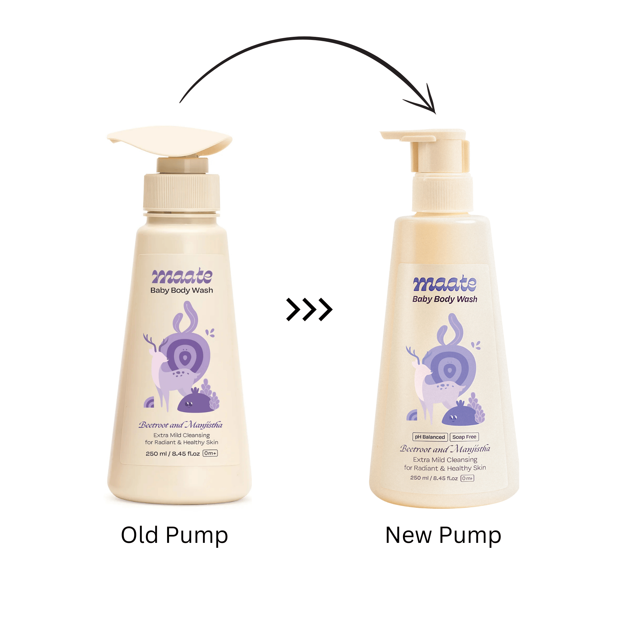 Baby Body Wash ph Balanced | Soap Free - 400 ML - Maate