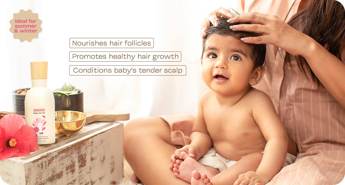 100% Natural Baby Hair Oil - 150 ML