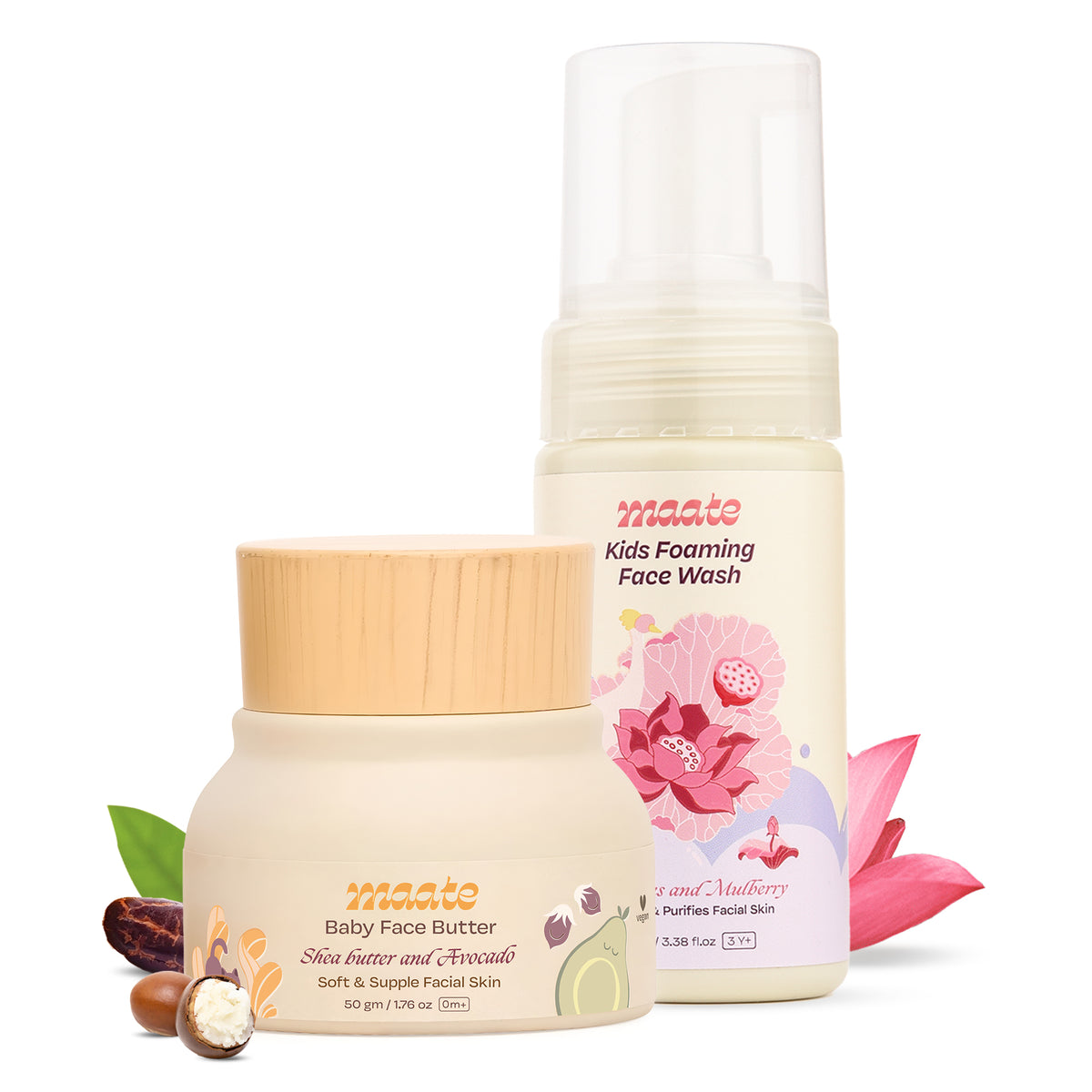 Baby Foaming Face Wash 100 Ml & Baby Face Butter 50 Gm Combo