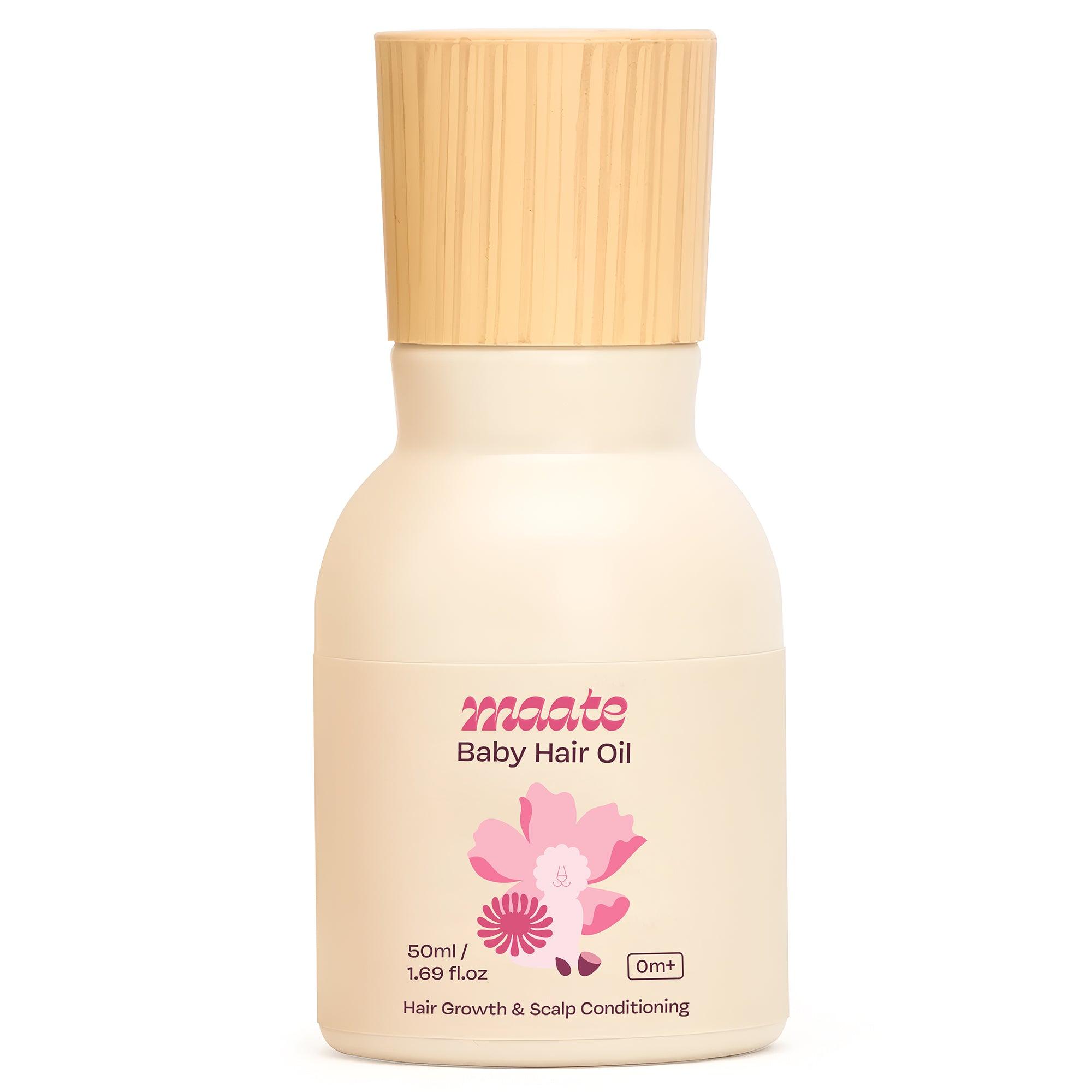 100% Natural Baby Hair Oil - 50 ML - Maate