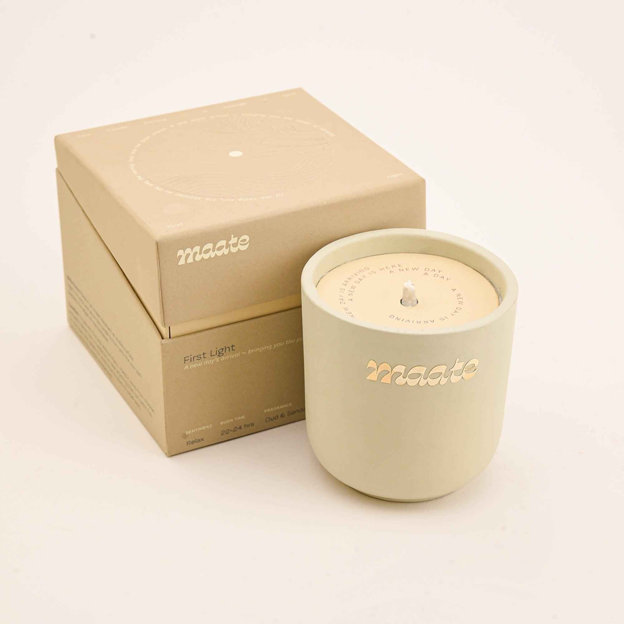 First Light Candle - Maate