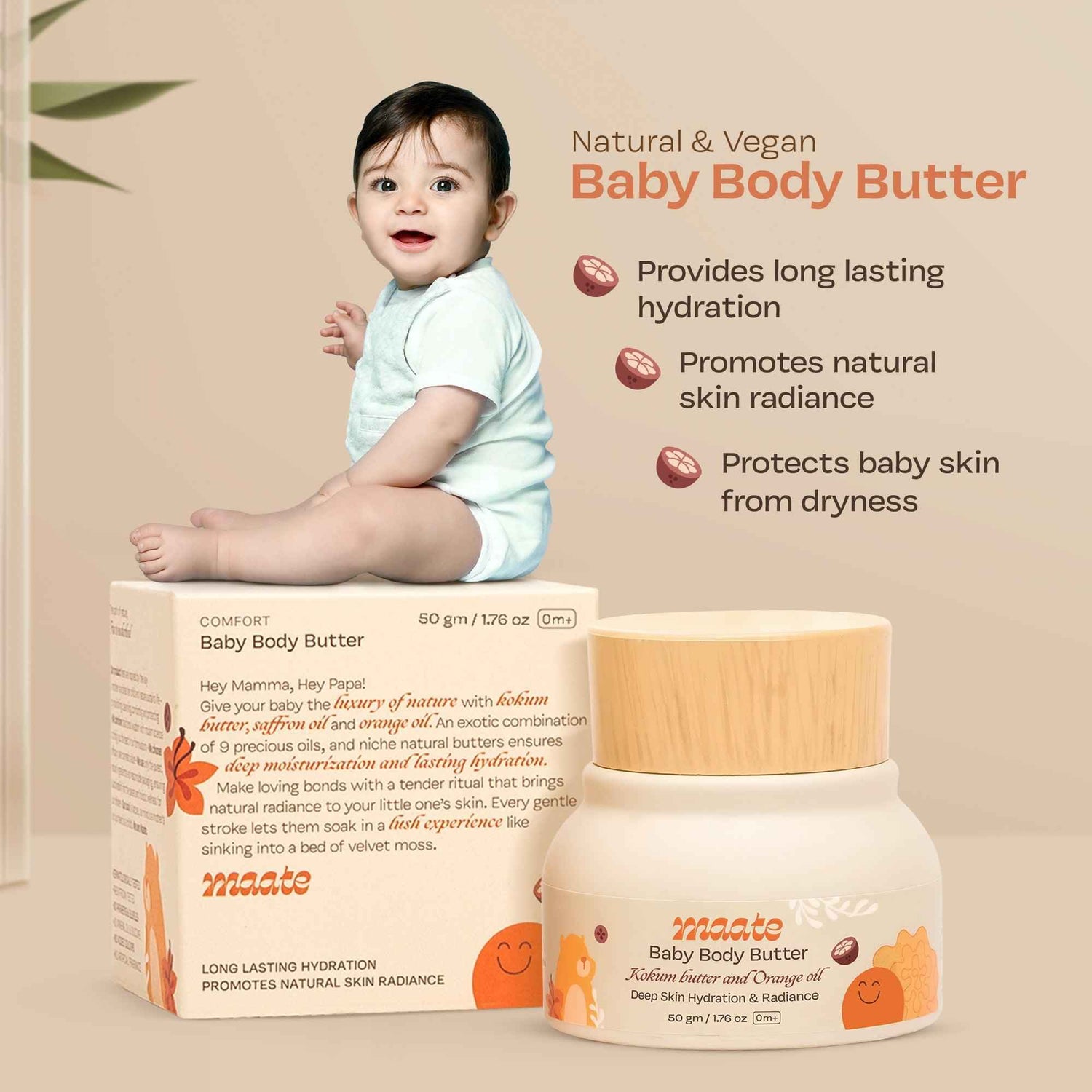 Baby Body Butter - 50 Gm - Maate