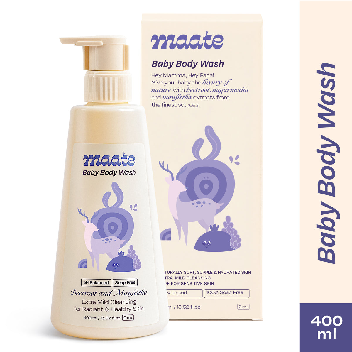 Baby Body wash 400 Ml & Baby Body Butter 150 Gm Combo