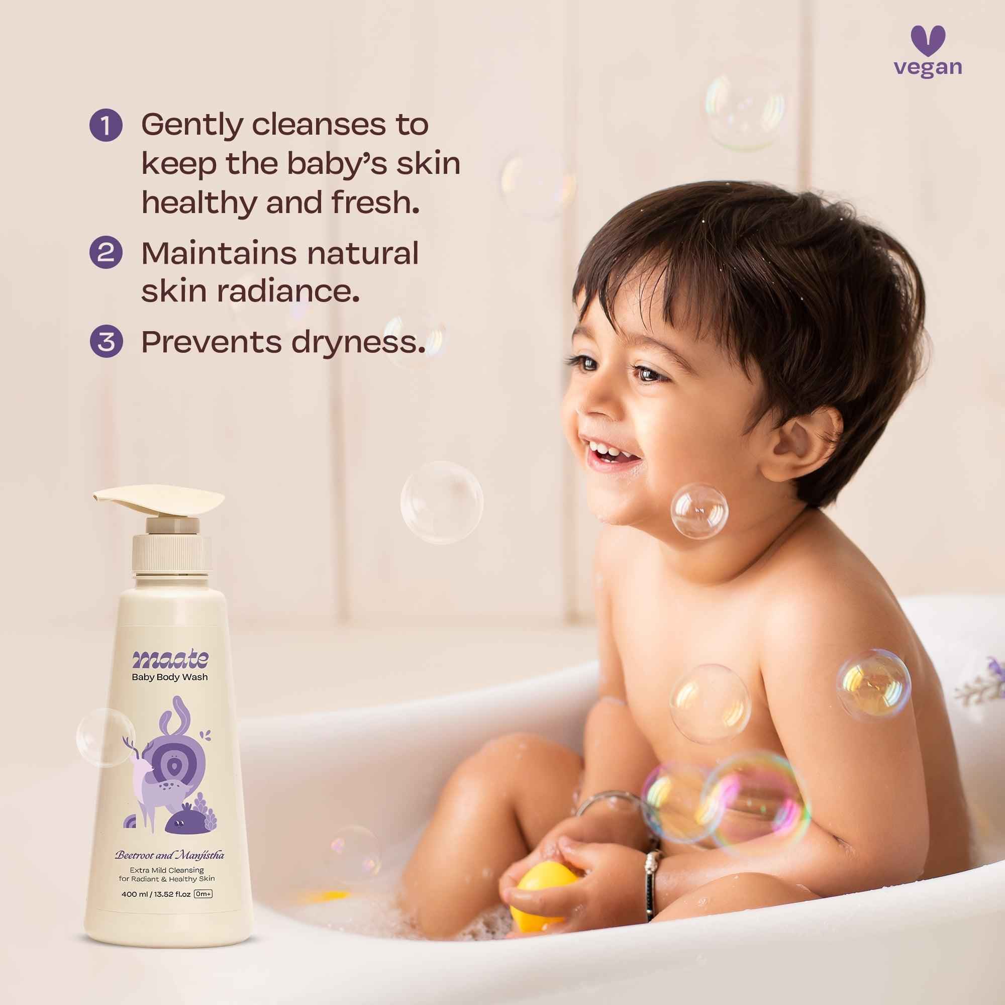 Baby Wash Combo - 400 ML - Maate