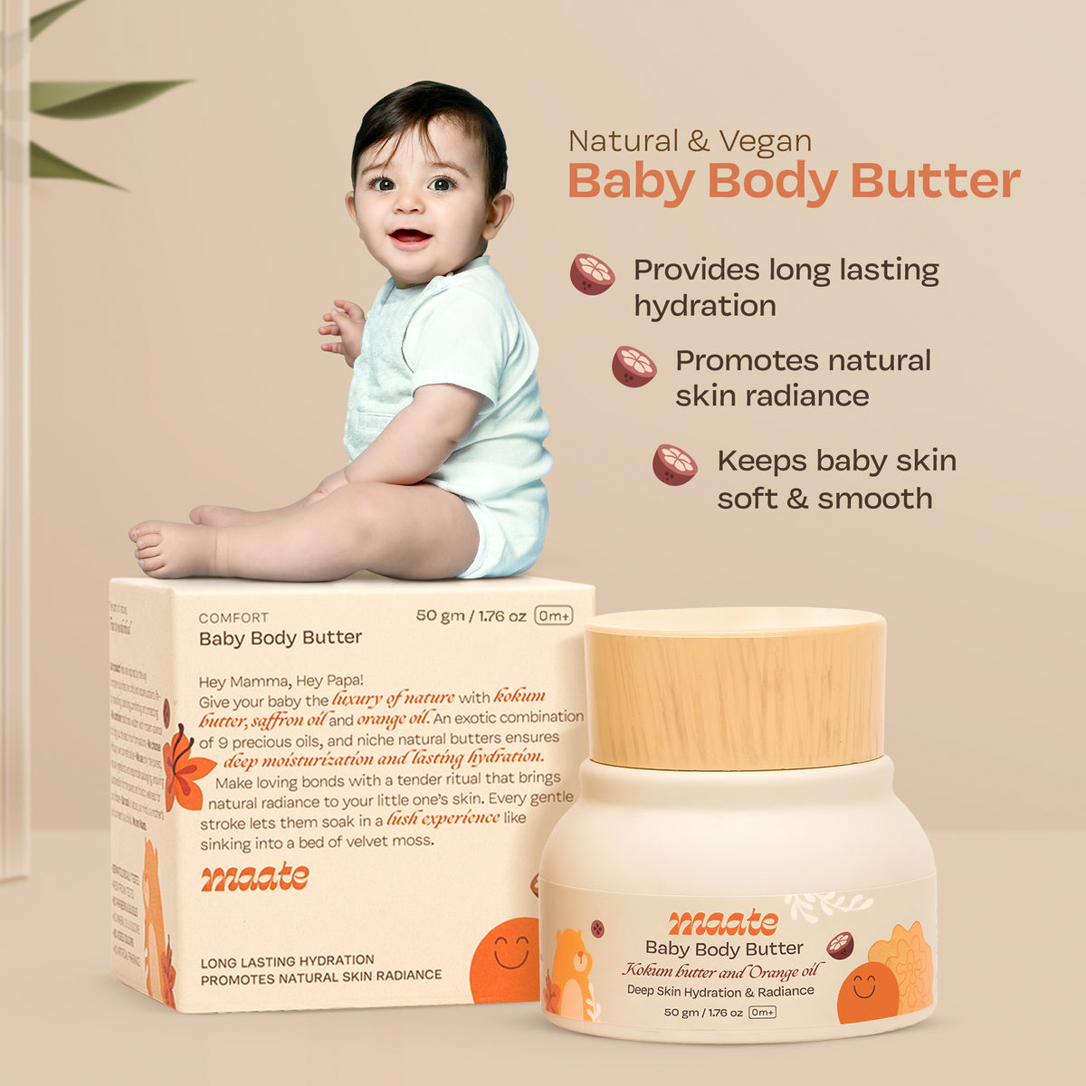 Baby Body Wash 250 Ml & Baby Body Butter 50 Gm Combo