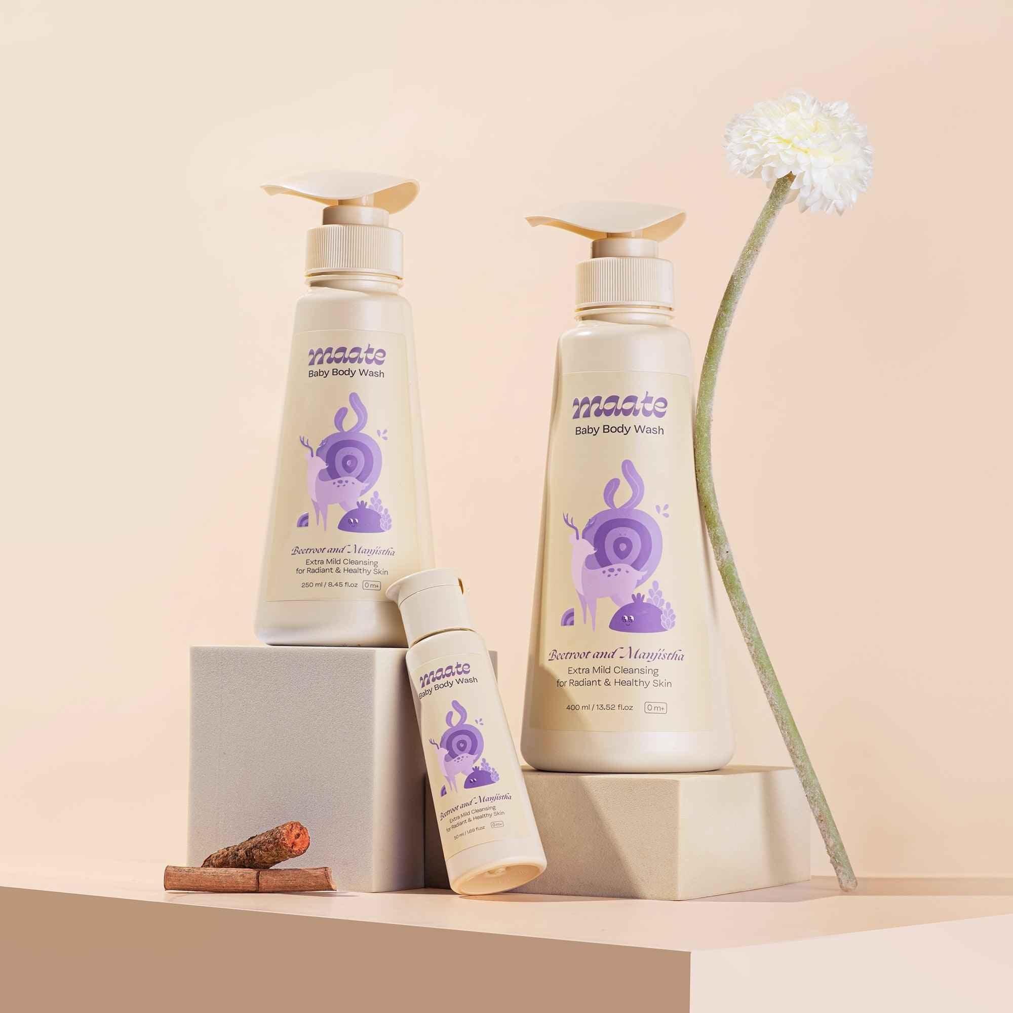 Baby Wash Combo - 400 ML - Maate