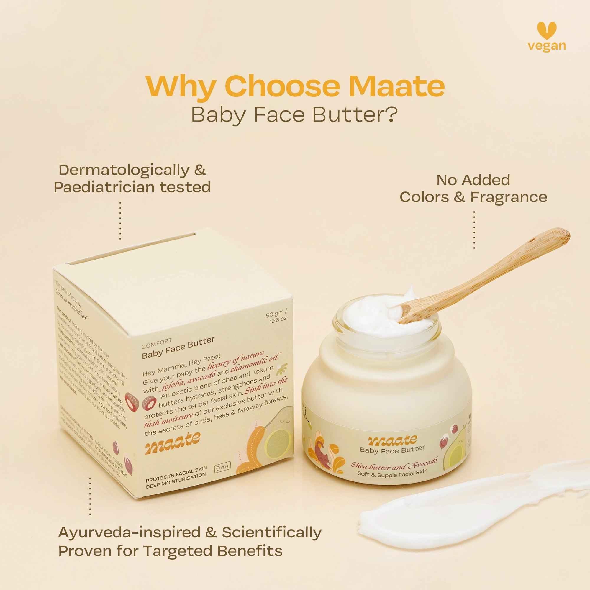 Baby Face Cream - Skin Protection | Deep Hydration - Maate