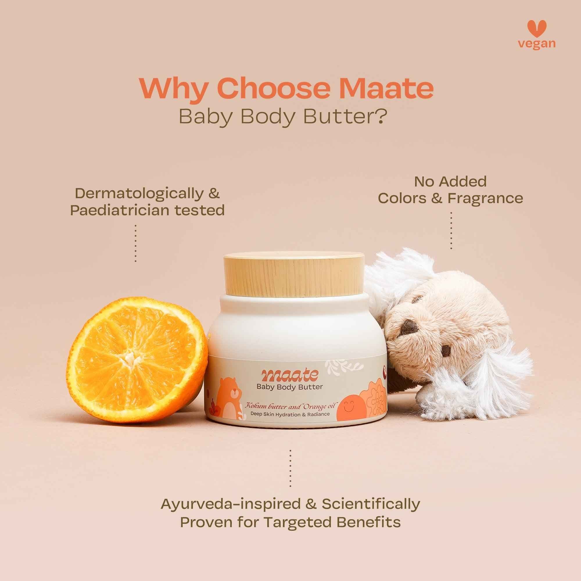 Baby Body Butter 150 Gm - Maate