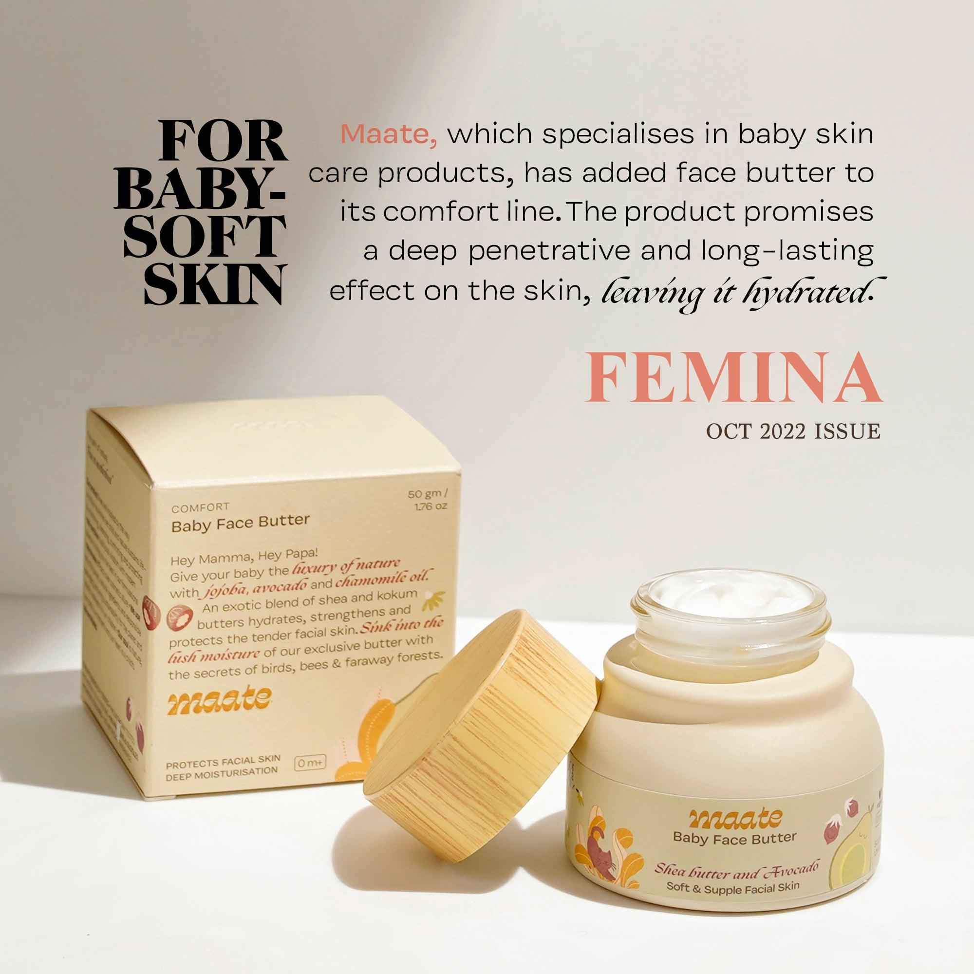 Baby Face Cream - Skin Protection | Deep Hydration - Maate