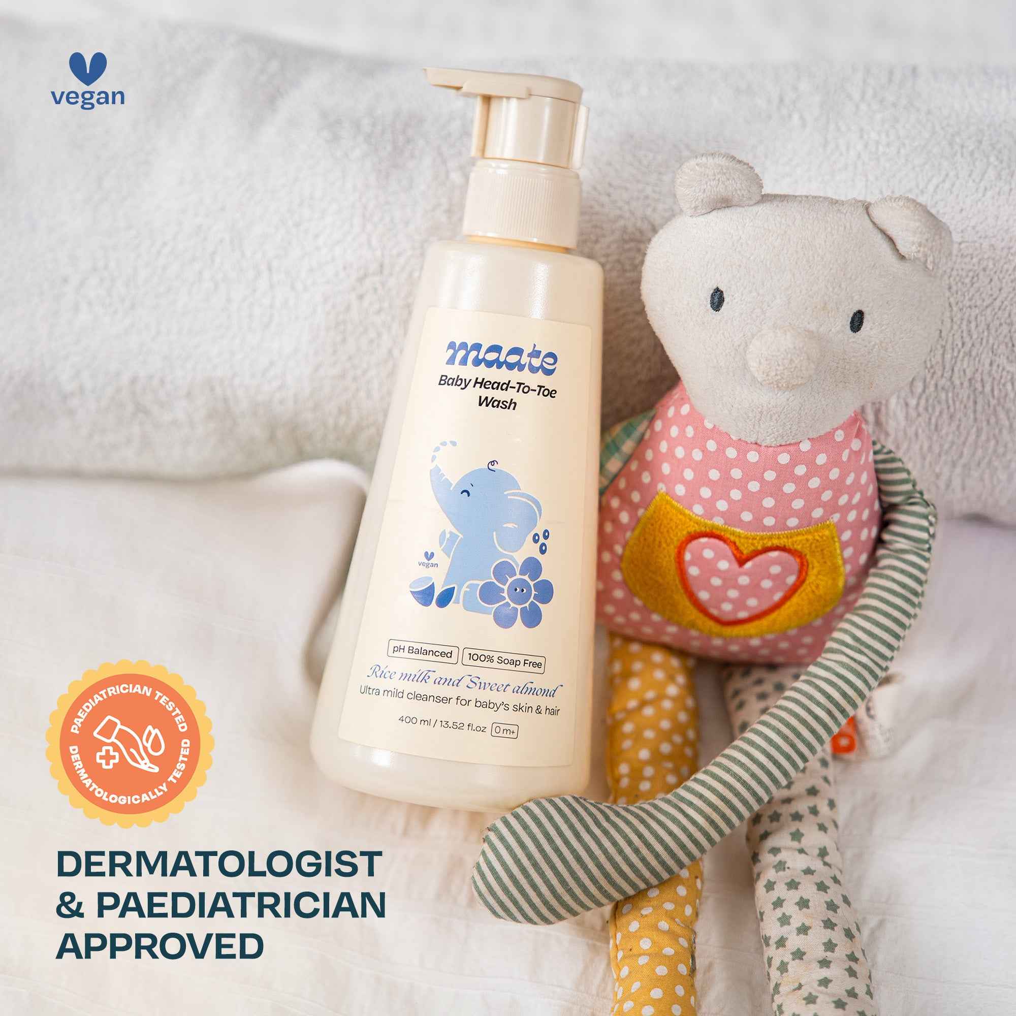 Maate Baby Head to Toe Wash – Tear-Free | pH-Balanced - 50ML