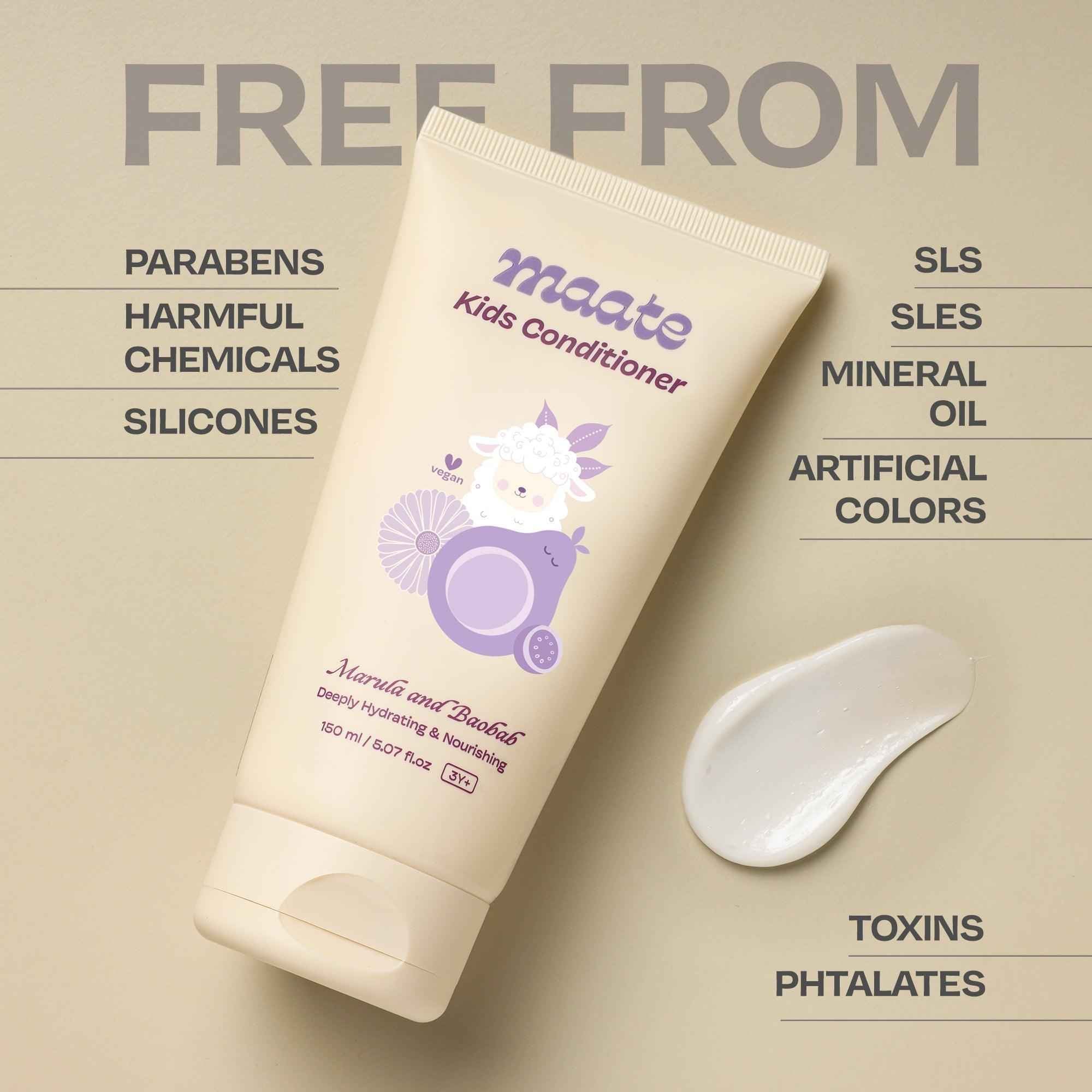 Maate Kids Conditioner - Naturally Nourish, Detangle, and Shine Kids&