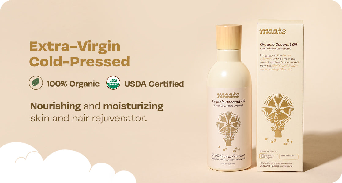 Maate Organic Coconut Oil - Extra Virgin | Cold Pressed