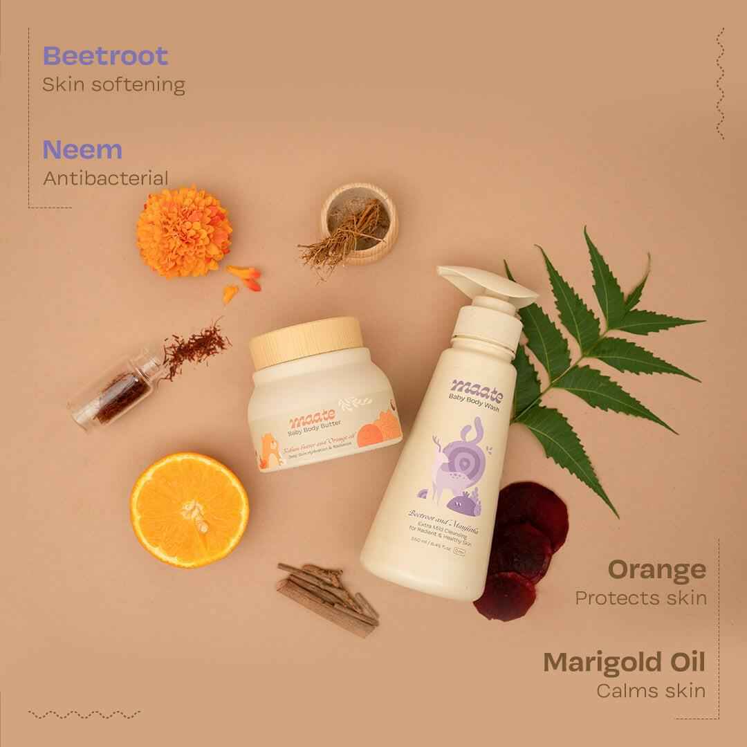 Baby Body Essential Combo - Maate