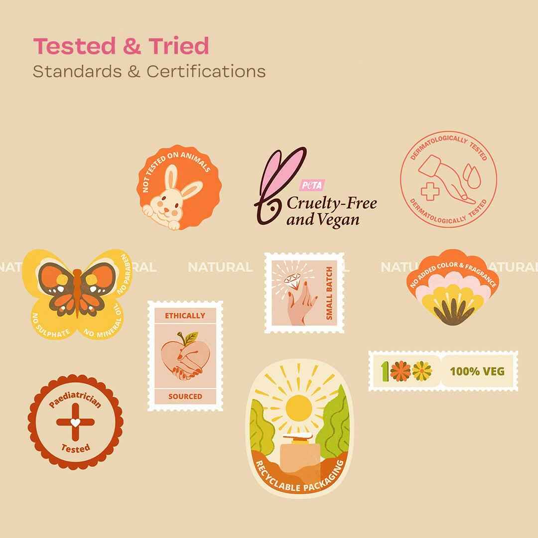 100% Natural Baby Hair Oil Combo - 150 ML - Maate