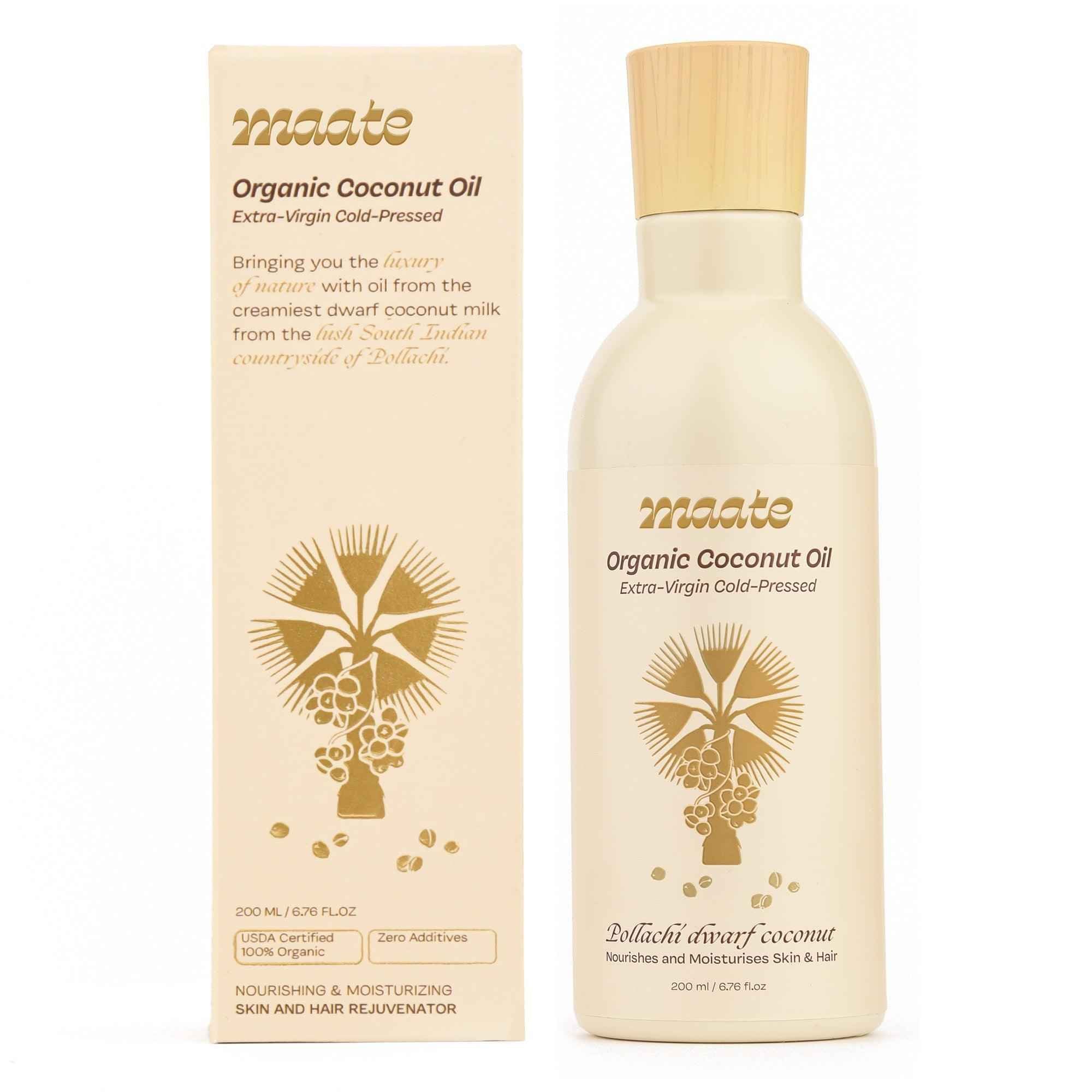 Maate Organic Coconut Oil - Extra Virgin | Cold Pressed - Maate