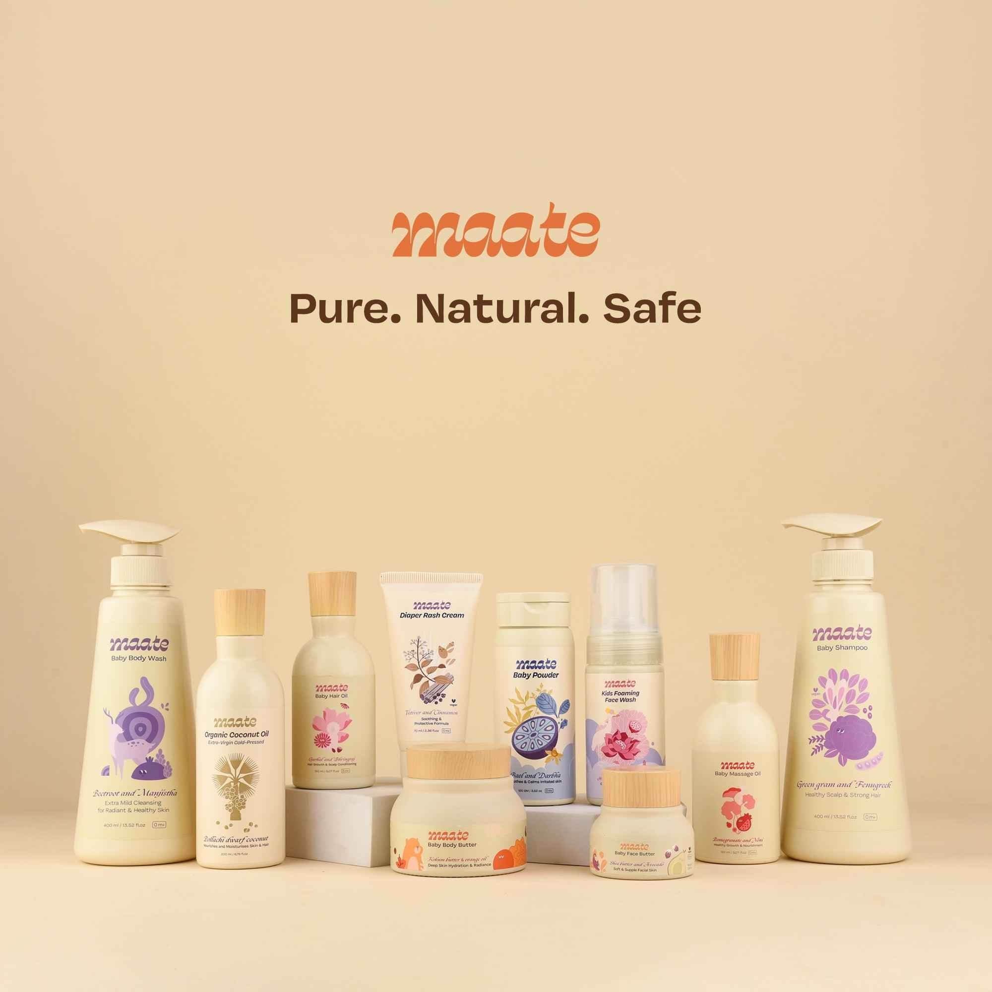 Maate Organic Coconut Oil - Extra Virgin | Cold Pressed - Maate