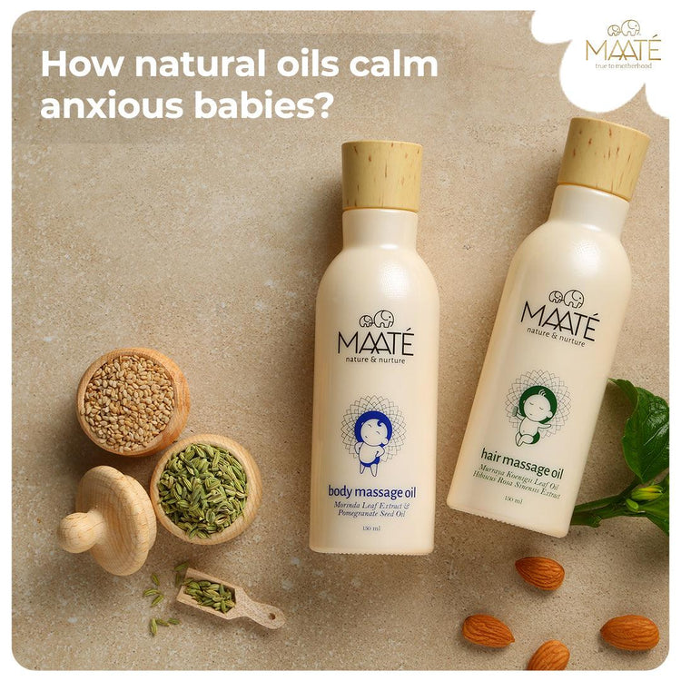 How natural oils calm anxious babies? – Maate