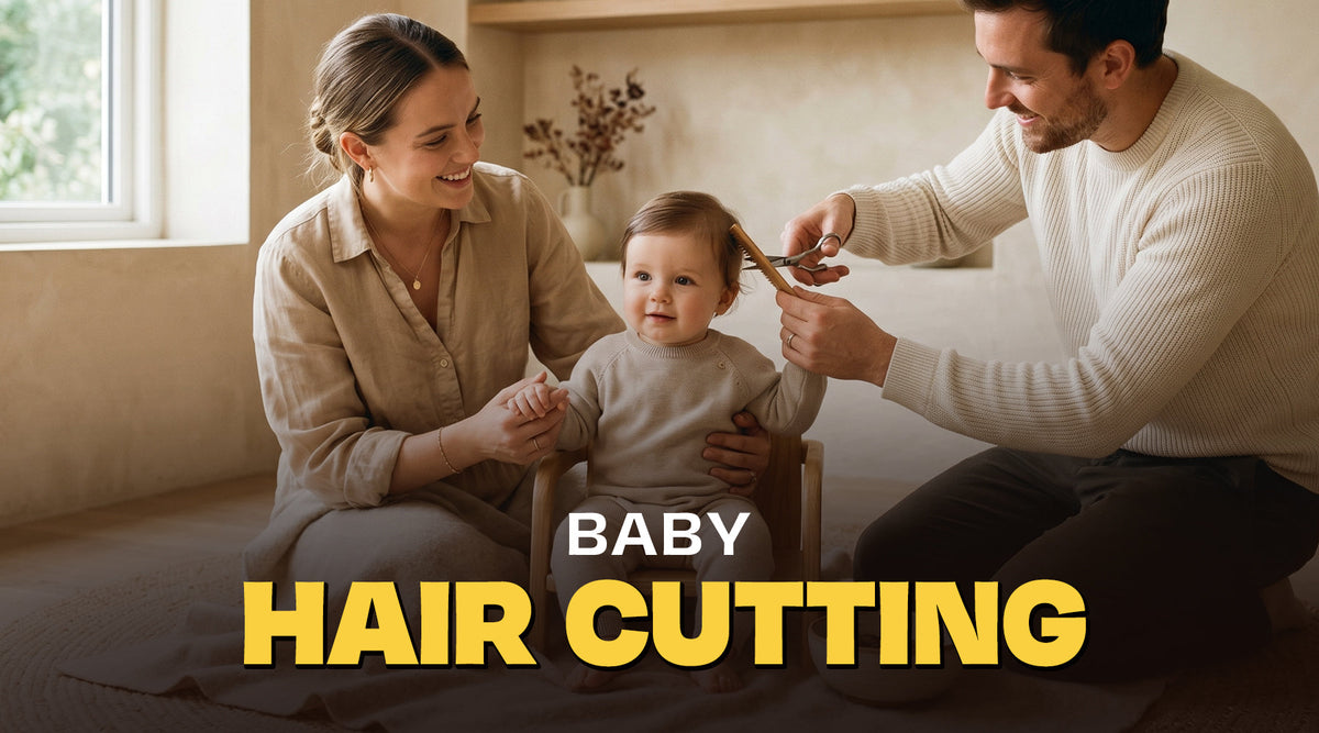 baby hair cutting
