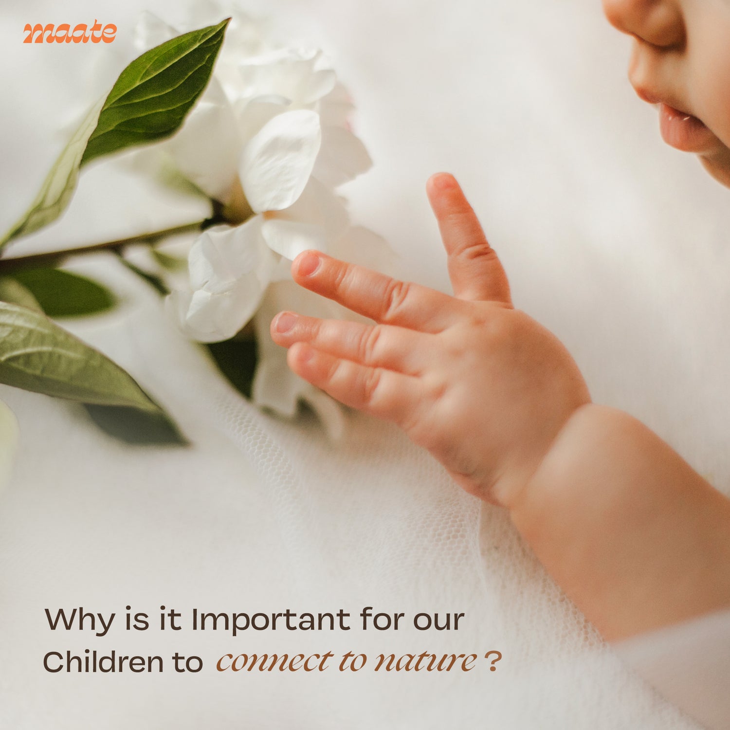 Why is it important for our children to connect to Nature