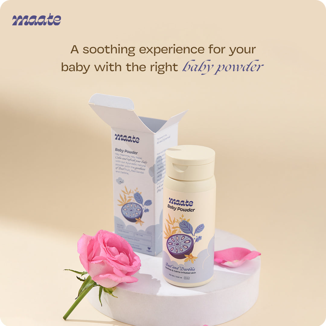 A soothing experience for your baby with the right baby powder