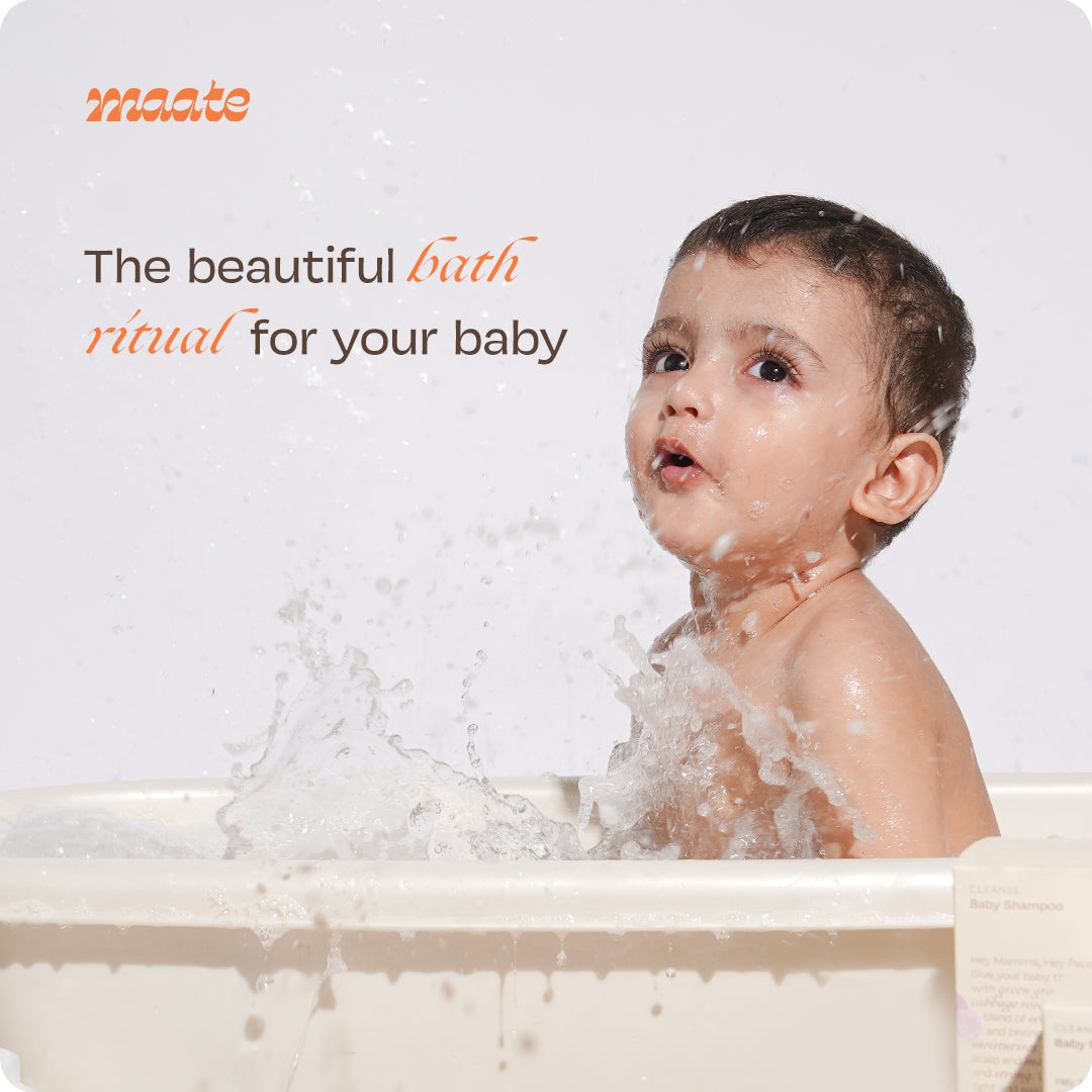 The beautiful bath ritual for your baby