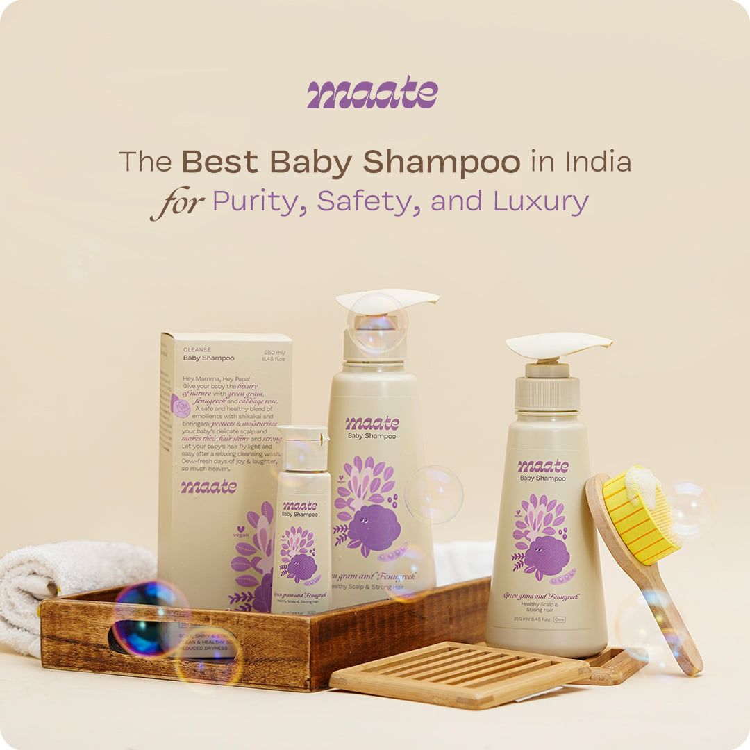 Maate: The Best Baby Shampoo in India for Purity, Safety, and Efficacy