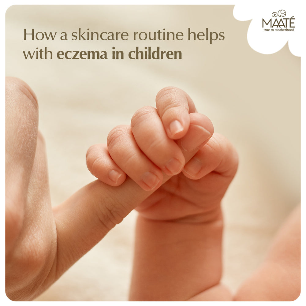 How a skincare routine helps with eczema in children