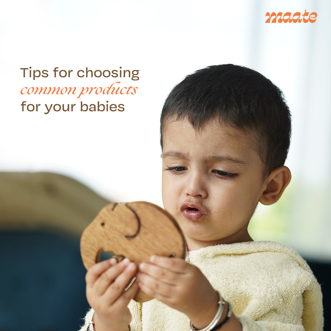 Tips for choosing common products for your babies