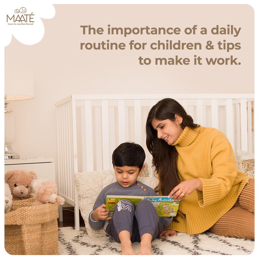 The importance of a daily routine for children and tips to make it work