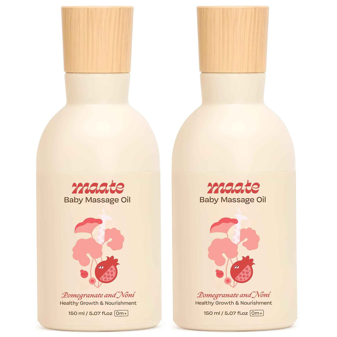 100% Natural Baby Massage Oil Combo - 150 ML - Maate