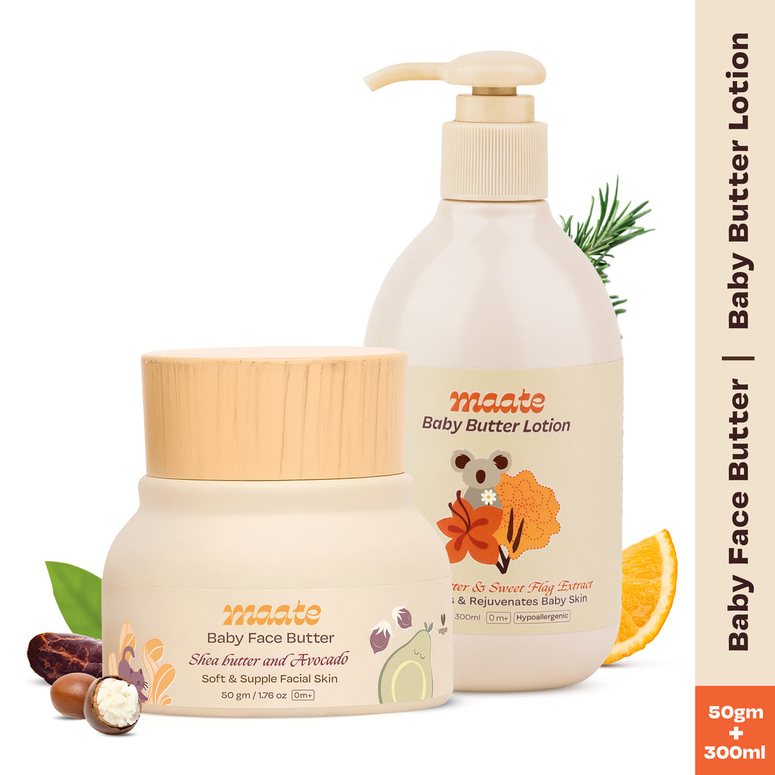 Baby Face Butter 50 Gm & Baby Butter Lotion 300 Ml