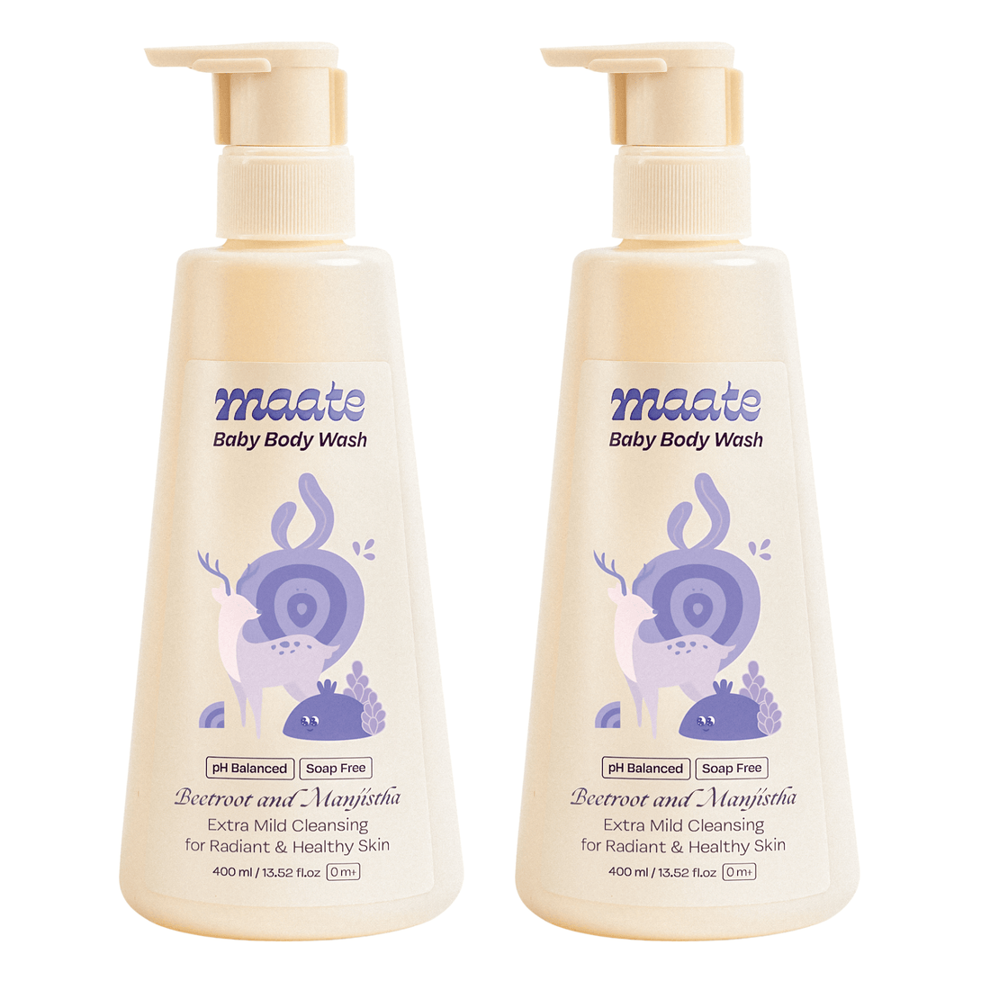 Baby Body Wash Combo - 400 ML - Maate