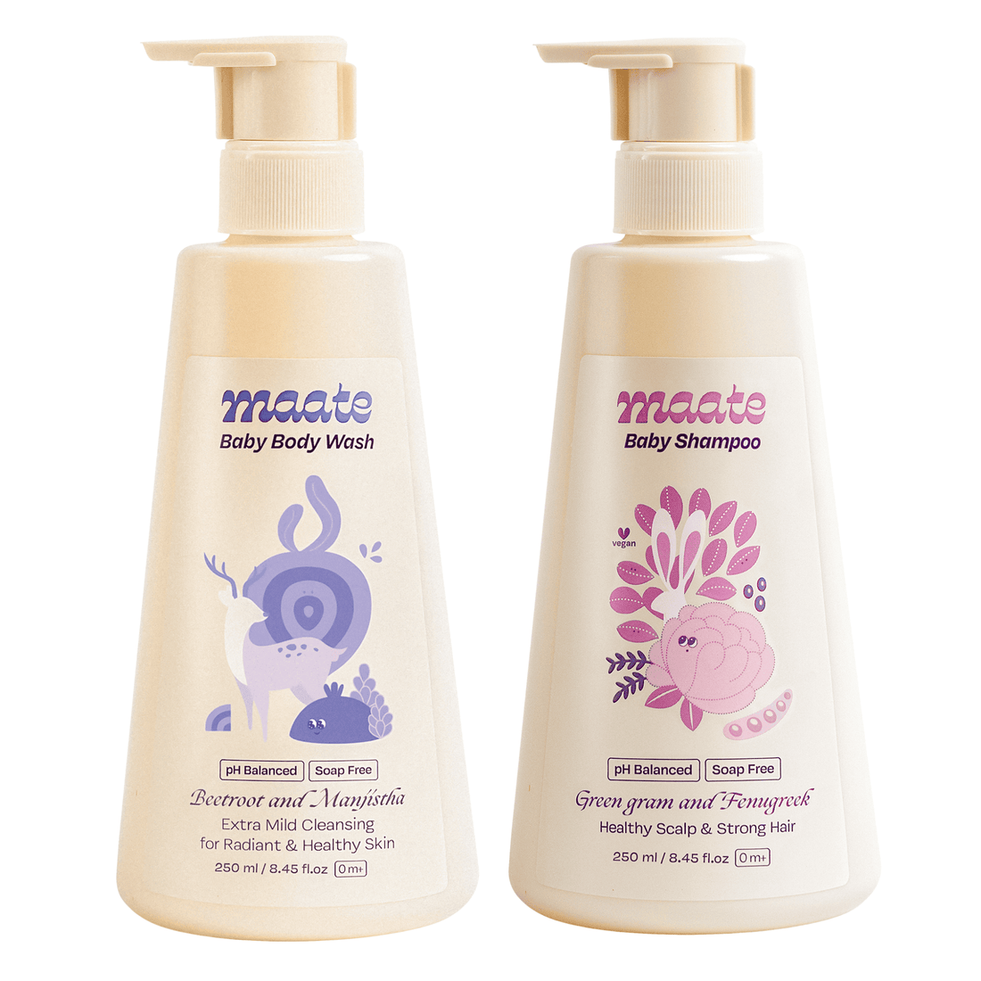 Baby Wash Combo-250ML - Maate