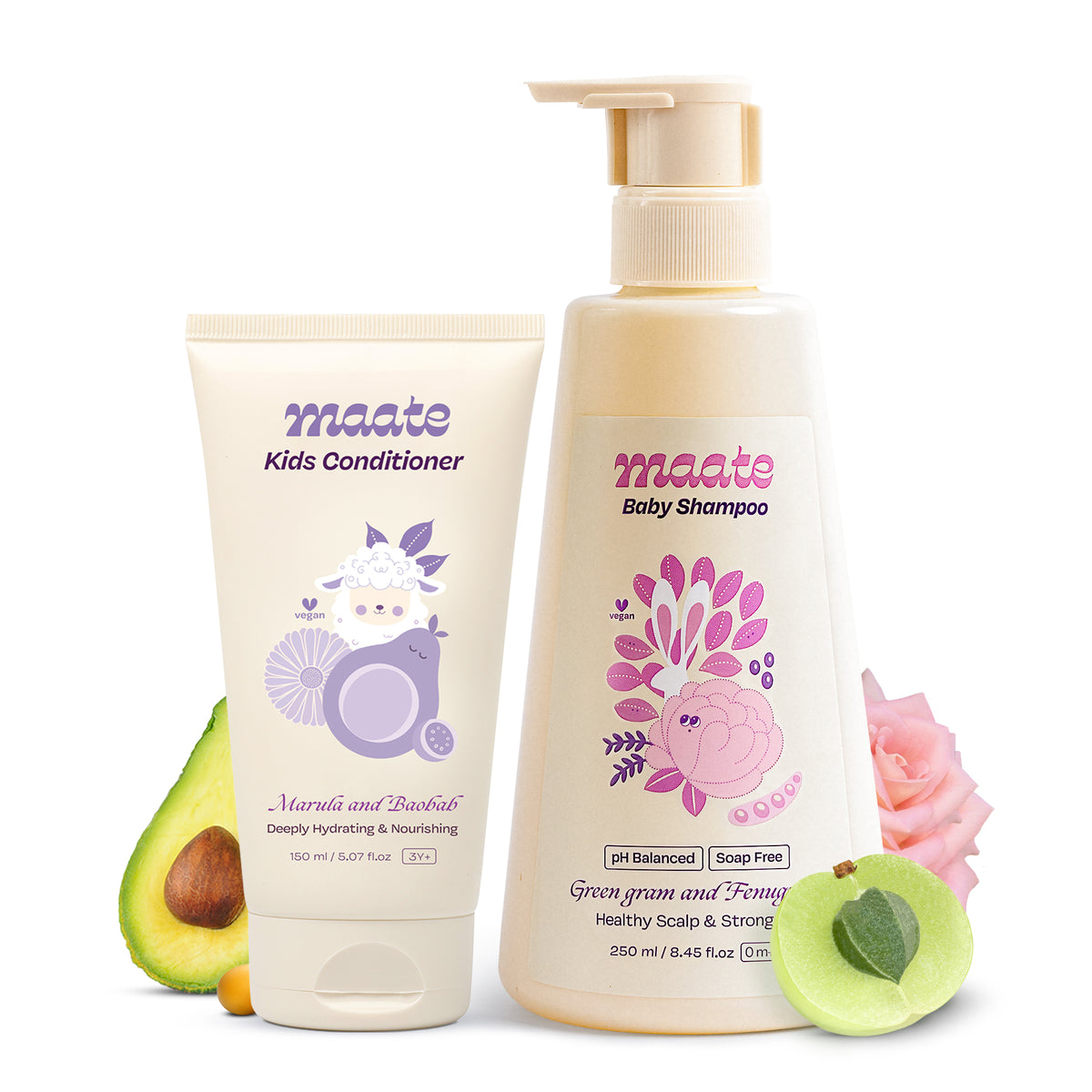 Baby Shampoo 250 Ml &amp; Baby Conditioner 150 Ml Combo