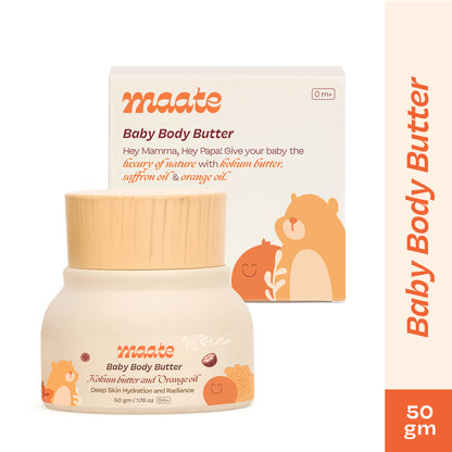 Baby Body Wash 250 Ml &amp; Baby Body Butter 50 Gm Combo