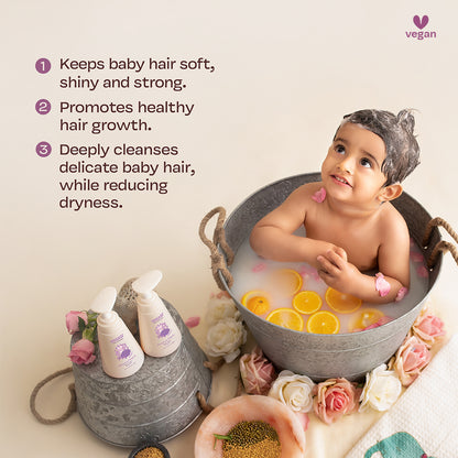 Tear Free Baby Shampoo - ph Balanced | Soap Free - 50 ML