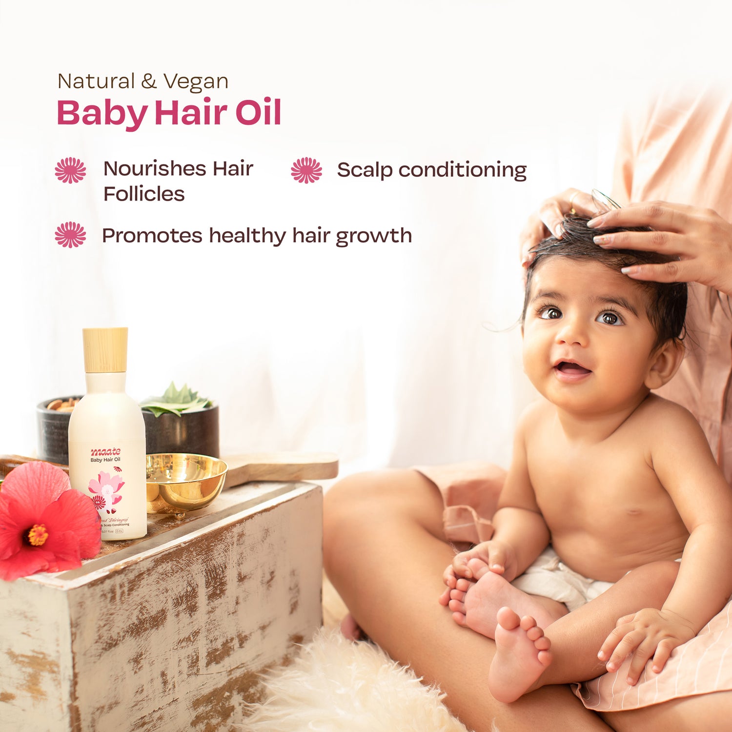 100% Natural Baby Hair Oil - 150 ML