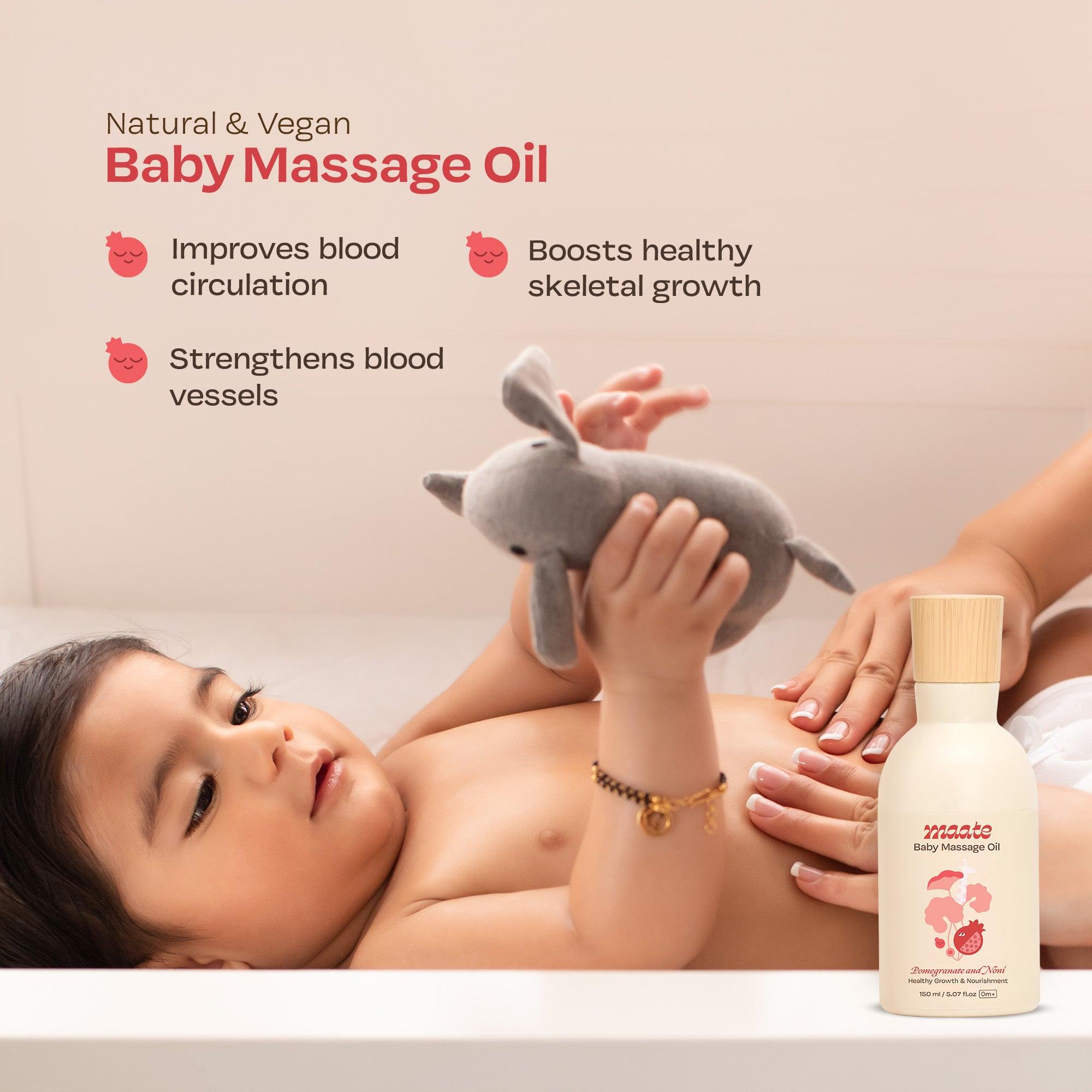 Garmi me baby massage hot sale oil