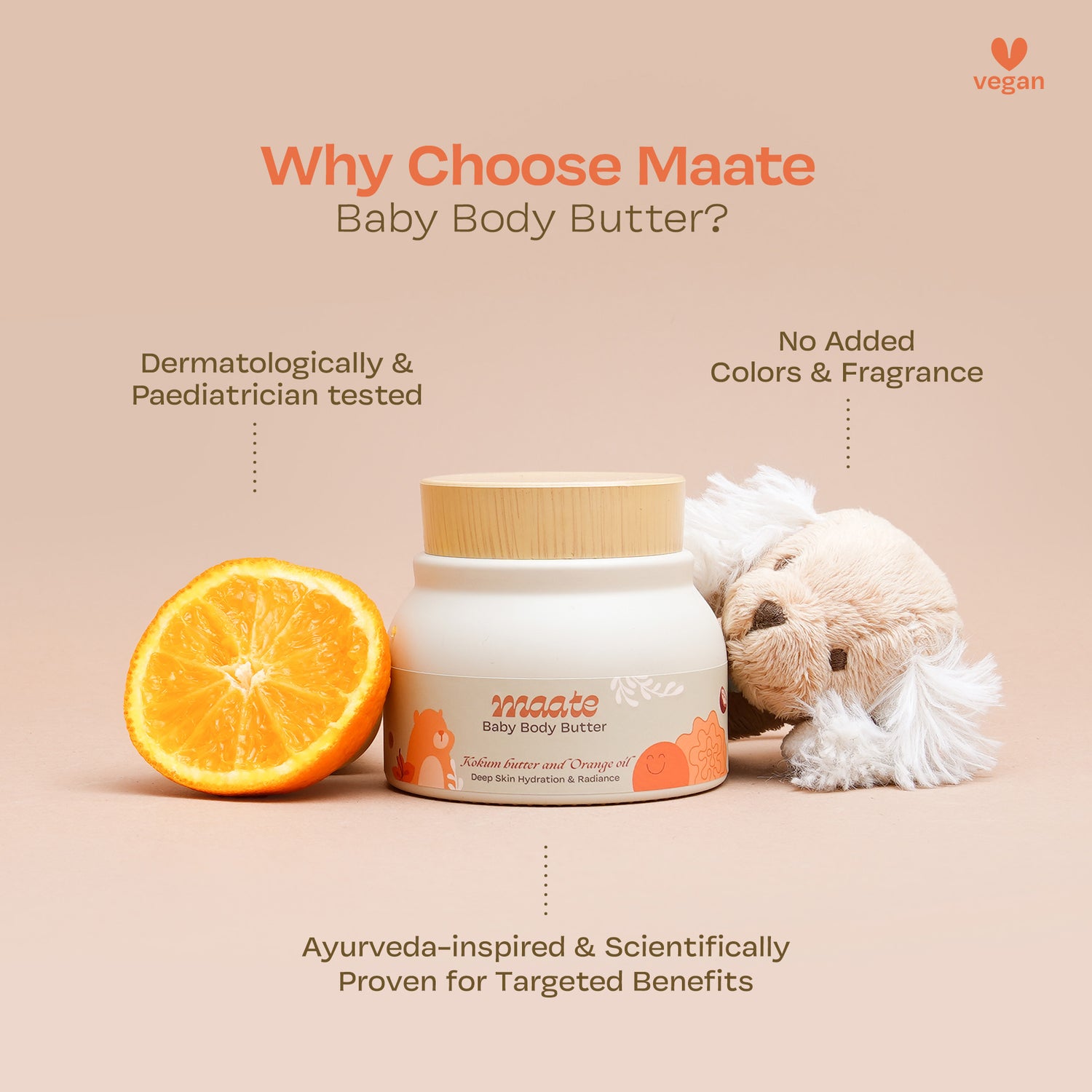 Buy Natural Baby Body Butter With Pure Kokum Butter, Saffron
