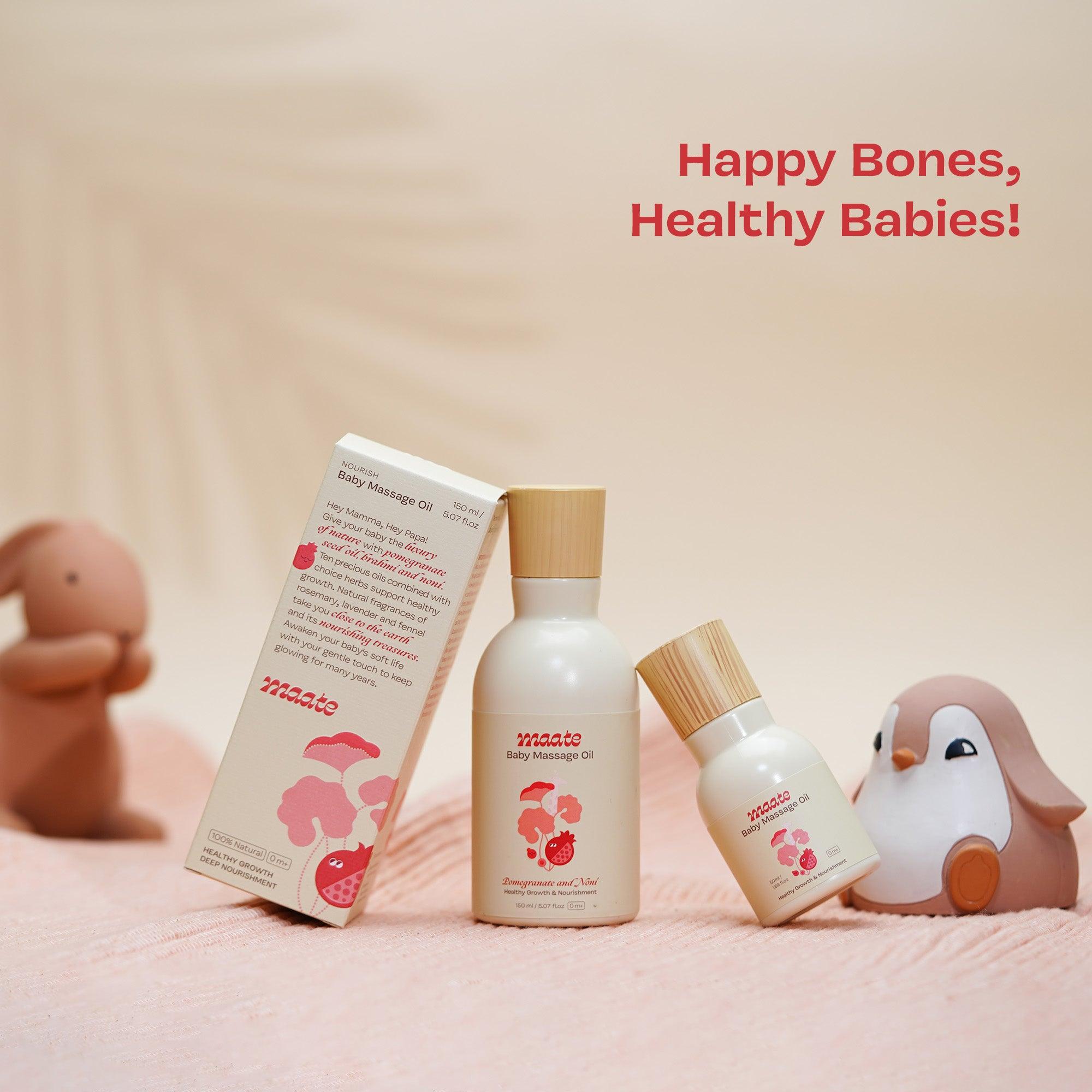 Baby massage oil for best sale strong bones