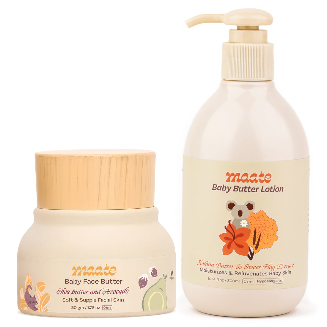 Baby Face Butter 50 Gm &amp; Baby Butter Lotion 300 Ml