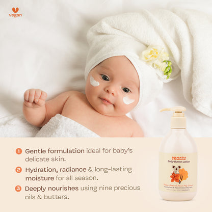 Maate Baby Butter Lotion - Hypoallergenic Deep Hydration