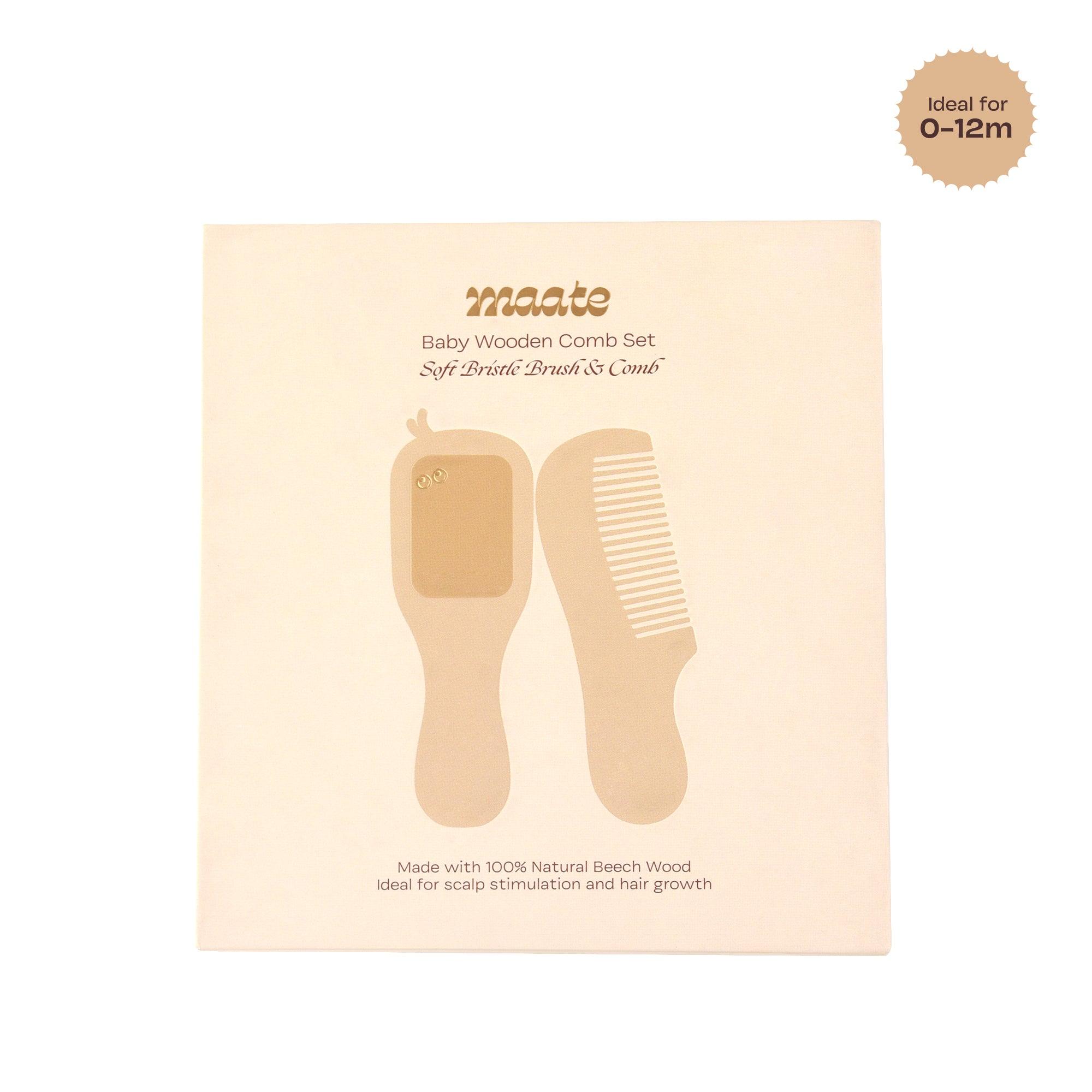 Baby Wooden Comb Set