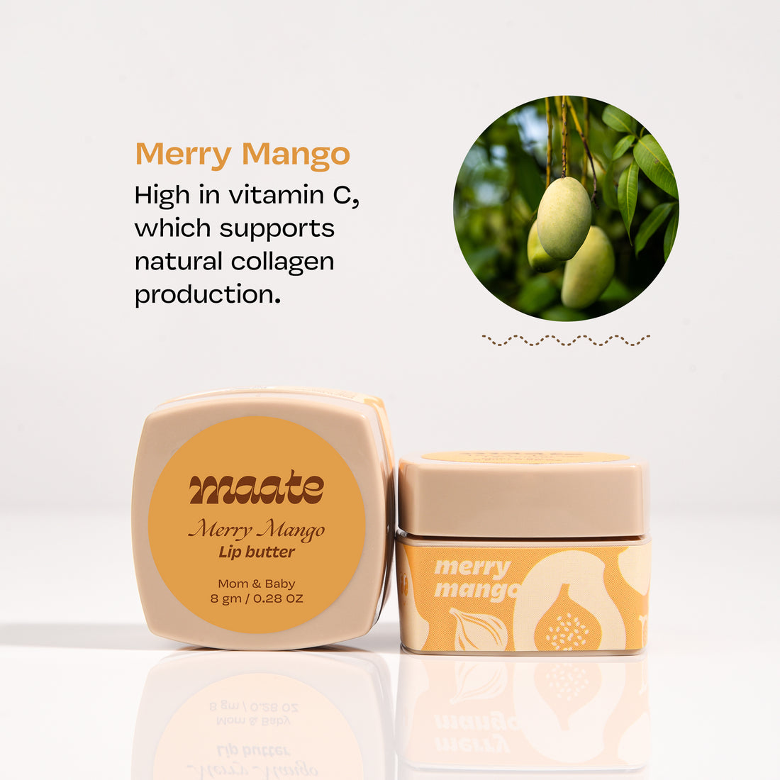 Merry Mango Lip Butter 100% Natural | FDA Approved