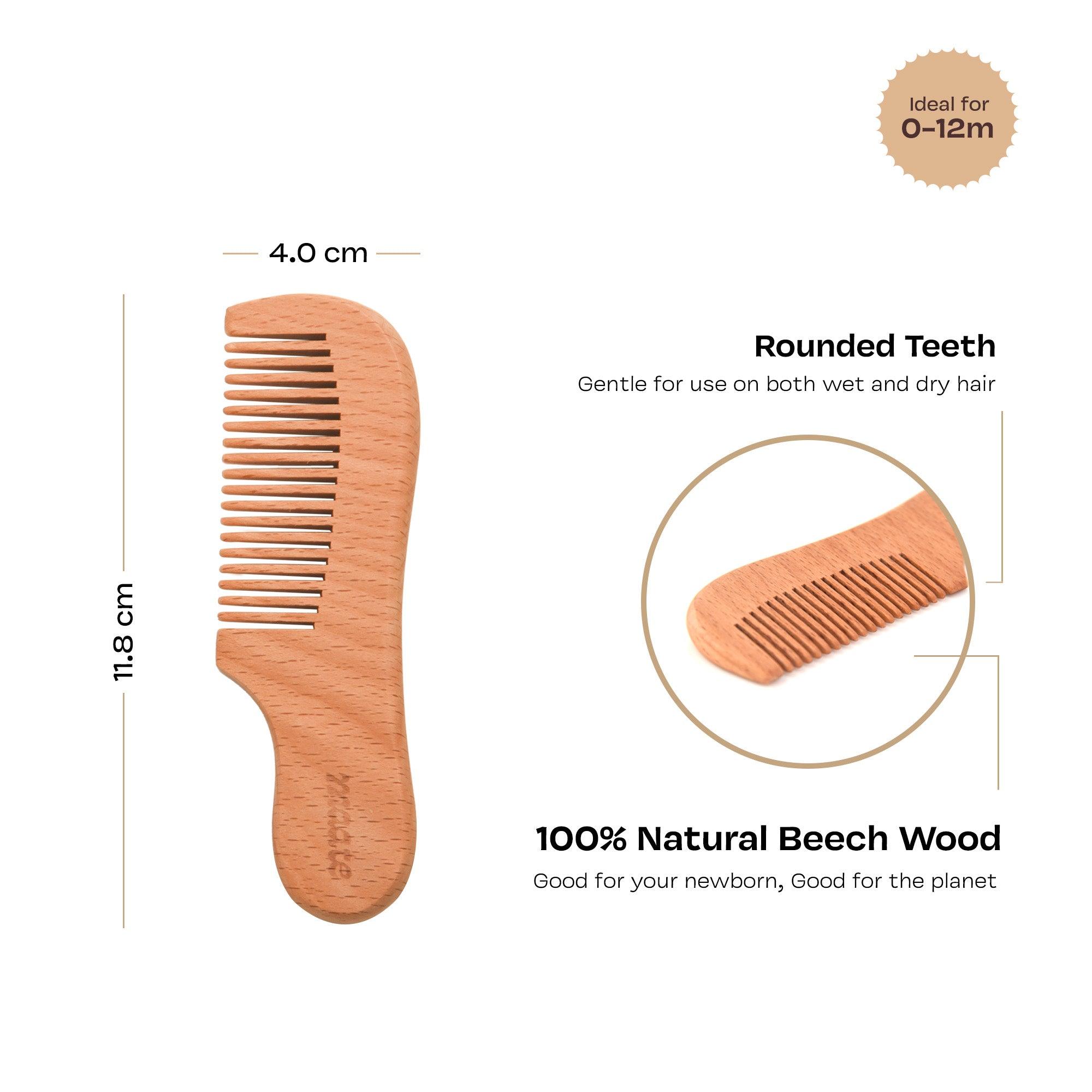 Baby Wooden Comb Set