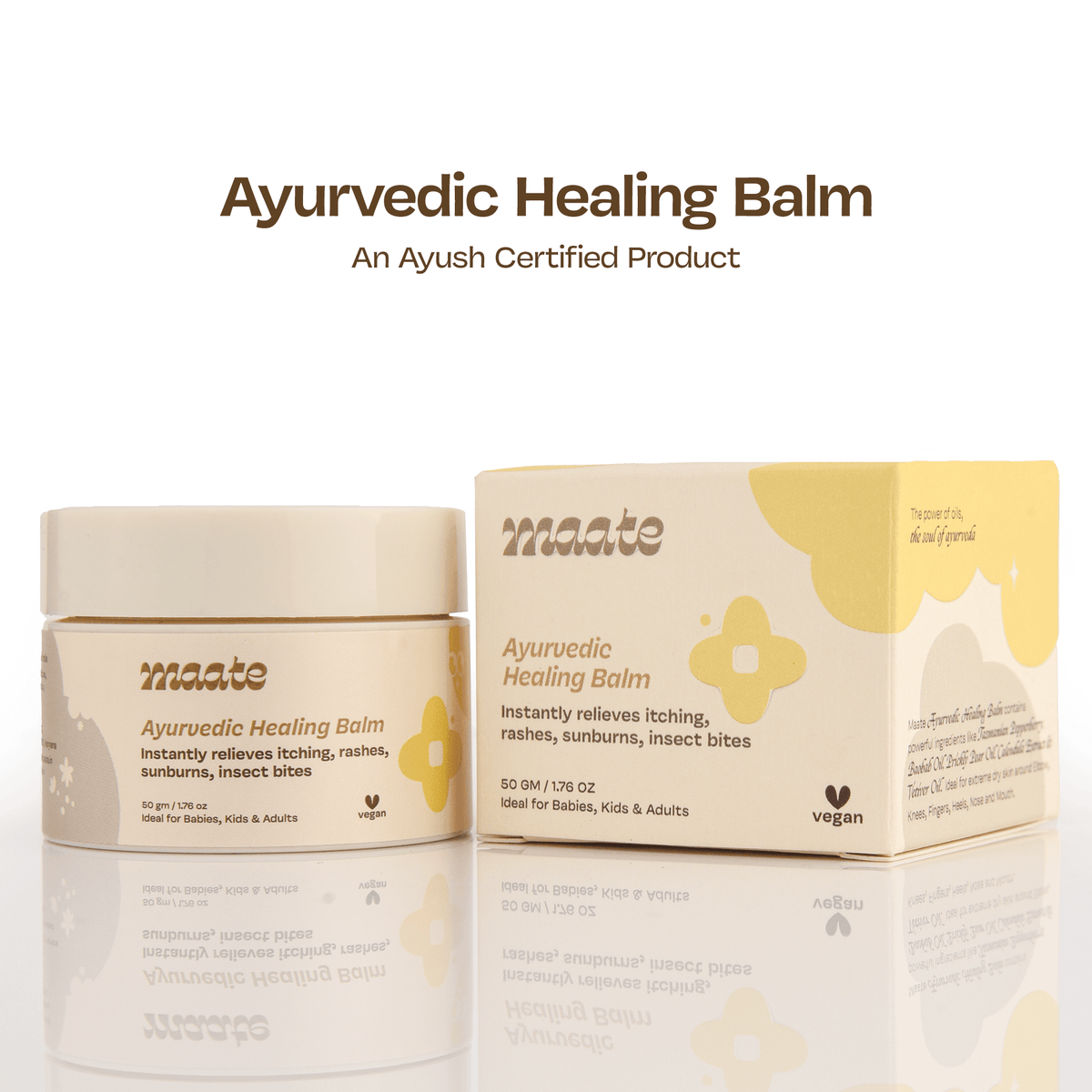 Maate Ayurvedic Healing Balm| Instantly relieves itching, rashes ...